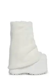 [Sugar Thrillz] Snuggle Wonderland Platform Boots - White