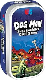 University Games, Dog Man Supa Buddies Card Game, Based on The Dog Man Books Series, for 2 to 4 Players Ages 5 and Up