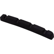 Nut, Tusq XL, Pre-slotted, for Precision Bass, Material: Black Tusq XL