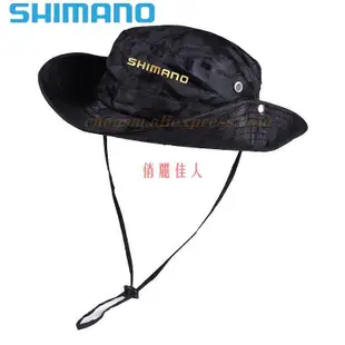 Shimano 釣魚帽 2021 男士新款夏季防曬釣魚帽戶外騎行運動太陽帽釣魚帽