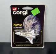 Vtg Corgi Toys NASA Enterprise Space Shuttle 1979 Diecast #55082 Black White NEW