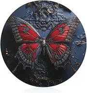 Chopping Blocks, Red Butterfly Printed Chopping Block,fruit Chopping Block,thickened Chopping Block,round Chopping Block