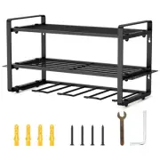 Drill Storage Rack Shelf Power Tool Organizer Holder for Workshop Shed·-