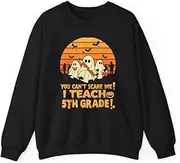 [VidiAmazing] You Can't Scare Me I Teach 5th Grade Teacher Halloween ds058 T-Shirt