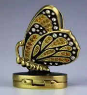 Estee Lauder Jay Strongwater Butterfly "Beautiful" solid perfume