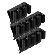 12Pcs Sports Golf Bag Clip on Putter Clamp Holder Putting Organizer Club Golf Club Grips Golf Equip black