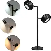 Akfado LED Table Lamp for Nightstand, Cordless Rechargeable Dimmable Desk Lamp, Touch Control & 360°Rotation Bedside Reading Lamps, Desk Lights with Metal Stand for Bedroom Living Room Office Bars