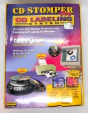 CD Labeling System Stomper Pro Kit IBM PC Compatible MacIntosh CD Rom Drive Req