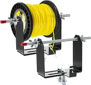 OwnMy 2 Weed Wacker Trimmer Line Holder Adjustable Width Trimmer Line Spool Bracket, Heavy Duty Trimmer Line Spool Holder Rack Support 3 & 5 Pound Spool for Landscape Trailers Organization Accessories