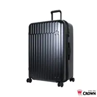 在飛比找ETMall東森購物網優惠-CROWN 皇冠 29吋 雙層防盜拉鍊行李箱 旅行箱