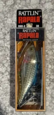 Rapala RNR-8 Rattlin Rap Silver Blue