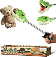 DINOBROS Dinosaur Pincher Toys for Age 3 and up Jurassic Dinosaurs T-Rex Grabber Toy Claw Robot Hand Snapper Dino Chomper Monster Reacher