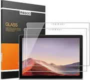 MEGOO Screen Protector for New Surface Pro 7 Plus/Surface Pro 7, Ultra Clear/High Response/Tempered Glass, Compatible for Microsoft Surface Pro 7 Plus/Surface Pro 7 12.3 Inch (2019 Release) [2 Pack]