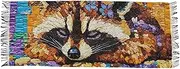 [AIXIWAWA] Art Raccoon Women's Pashminas Scarf, Shawls Wrap Lightwight Tassel for Evening Dress Dinner Party, Multicolor