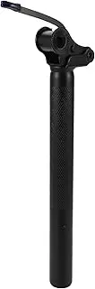 X AUTOHAUX Bike Seat Posts Electric Bicycles Vehicle Battery Anti-Theft Locking Foldable Bike Saddle Post Seat Tube Black 1 Pc 31.8x300mm Steel