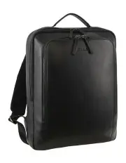 [PIERRE CARDIN] Leather Business/Laptop Bag in Black