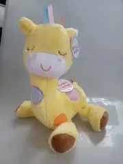 Magic Years Baby Giraffe Musical Light Up Yellow Plush Animal Toy