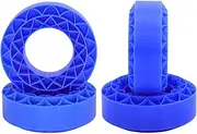 4pcs Silicone Rubber Tire Insert Foam, 1.9 Inch Wheel Tire Foam Insert 106 X 42mm for 1/10 RC Car 1.9 Inch Wheel Tire DIY Modified, Blue