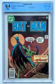 Batman 292 CBCS 9.4 White Pages Riddler Aparo Cover DC Comics 1977 CGC