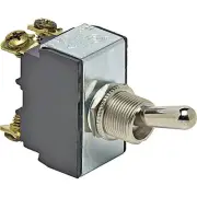 DPST Toggle Switch 12-36V 25A, 4 Terminals, Off-On, Threaded Tabs