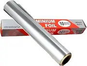Aluminum Foil Roll, Non-Stick Food Safe Wrap with Cutter, 200x30cm, Heavy-Duty Foil for Baking Cooking Grilling, Kitchen for Casseroles Leftovers, Sturdy and Compact