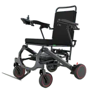 Carbon Fibre Electric Foldable Wheelchair Lightweight Frame Sine Wave Controller with Extended Range DC08A