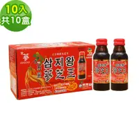 在飛比找momo購物網優惠-【金蔘】6年根韓國高麗人蔘蔘芝王(100ml*10 共10盒