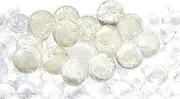 Hobby No.4195 Glass Ball, Made in Japan, 0.6 inches (15 mm), Luminous Light, 1 Bag (60 Beads)