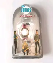 Disney Jonas Brothers LCD Watch SEALED Pink JONAS ROCKS Band