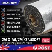 2㎡ Automotive Heat Sheild Insulation Car Sound Deadener Noise Proofing (for: Audi)