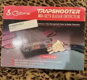 Cobra Trapshooter RD-3173 Radar Detector Working Cigarette Power Supply NIB