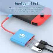 USB-C HDMI Adapter Hub Dock 4K Docking Station For Nintendo Switch Phone Laptop