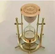 Sand Timer Nautical Brass Sand Timer Hourglass Compass Decorative timer
