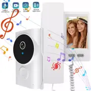 Video Intercom System Monitor 3.5in Door Phone Doorbell Indoor Outdoor IR Camera