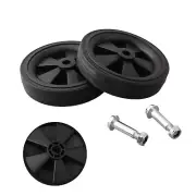 Air Compressor Caster Wheels Non Slip Silent Plastic 6In Shockproof Accessories