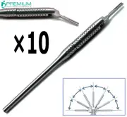 10 Pcs Scalpel Adjustable Handle No. 3 Angled 7 Position Surgical Veterinary