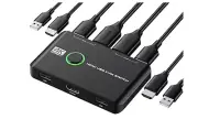 4K KVM Switch HDMI 2 Port Box USB HDMI KVM Switches for 2 Computers Share Ke