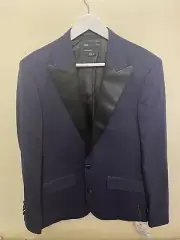 ASOS DESIGN super skinny tux jacket in navy 36 Regular.