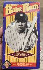 Babe Ruth The Man The Myth The Legend VHS Brand New Sealed 1995 Baseball Yankees
