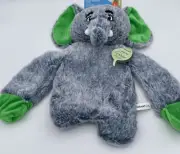 Elephant Animal Dog Toy with Krinkle Body, 3 Squeakers and NO Stuffing