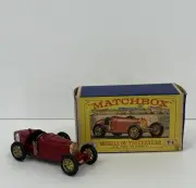 Vintage Matchbox Lesney Y-6 “ Models of Yesteryear ” 1926 Type 35 Bugatti NEW ❤️