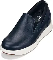 [CALTO] Men's Invisible Height Increasing Elevator Loafers - Lightweight Slip-on Casual Loafers - 2.8 Inches Taller