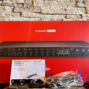 Focusrite Scarlett 18i20 3rd gen 多軌 錄音介面 編曲 側錄 樂團 公司貨 3年保固