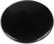 Perfeclan Drum Head Snare Drum Mufflers Percussion Instrument Parts Externally Mounted Silent Drumhead, Black, 16inch