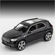 Scale Finished Model Car 1:32 Scale for Mercedes Benz GLE 63s SUV Alloy Car Model Simulation Diecast Miniature Vehicle Souvenir Die-cast Vehicle(Black)