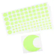 Glow in the Dark Tape Dots,0.39,0.59,0.78,3.12",252 Glow Dots,1 Moon Green 1set