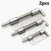 2PCS Brand New Bedroom Cabinets Latch Pin Silver Spring Loaded Latch Pin