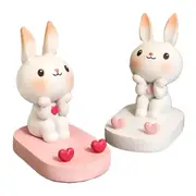 Cartoon Rabbit Phone Holder Desktop Stand Cute Mobile Phone Stand for Office