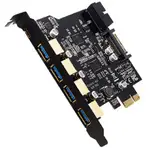 伽利略 PCI-E USB3.0 4+1C+2(前置) 7埠卡 PTU314C