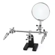 Alligator Clip Tool Helping Third Hand Magnifier Soldering Stand Clamp Holder